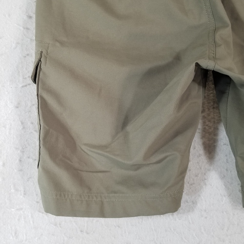 Solaris cargo shorts men's 34x 9 army green Dri-Fit Flex stretch outdoor fishing - Picture 9 of 13